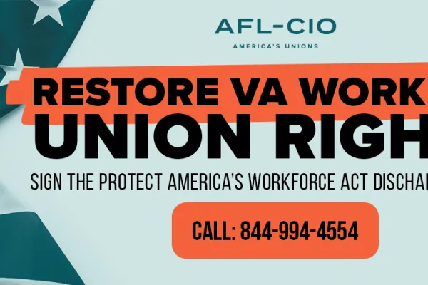 Restore VA Workers' Union Rights
